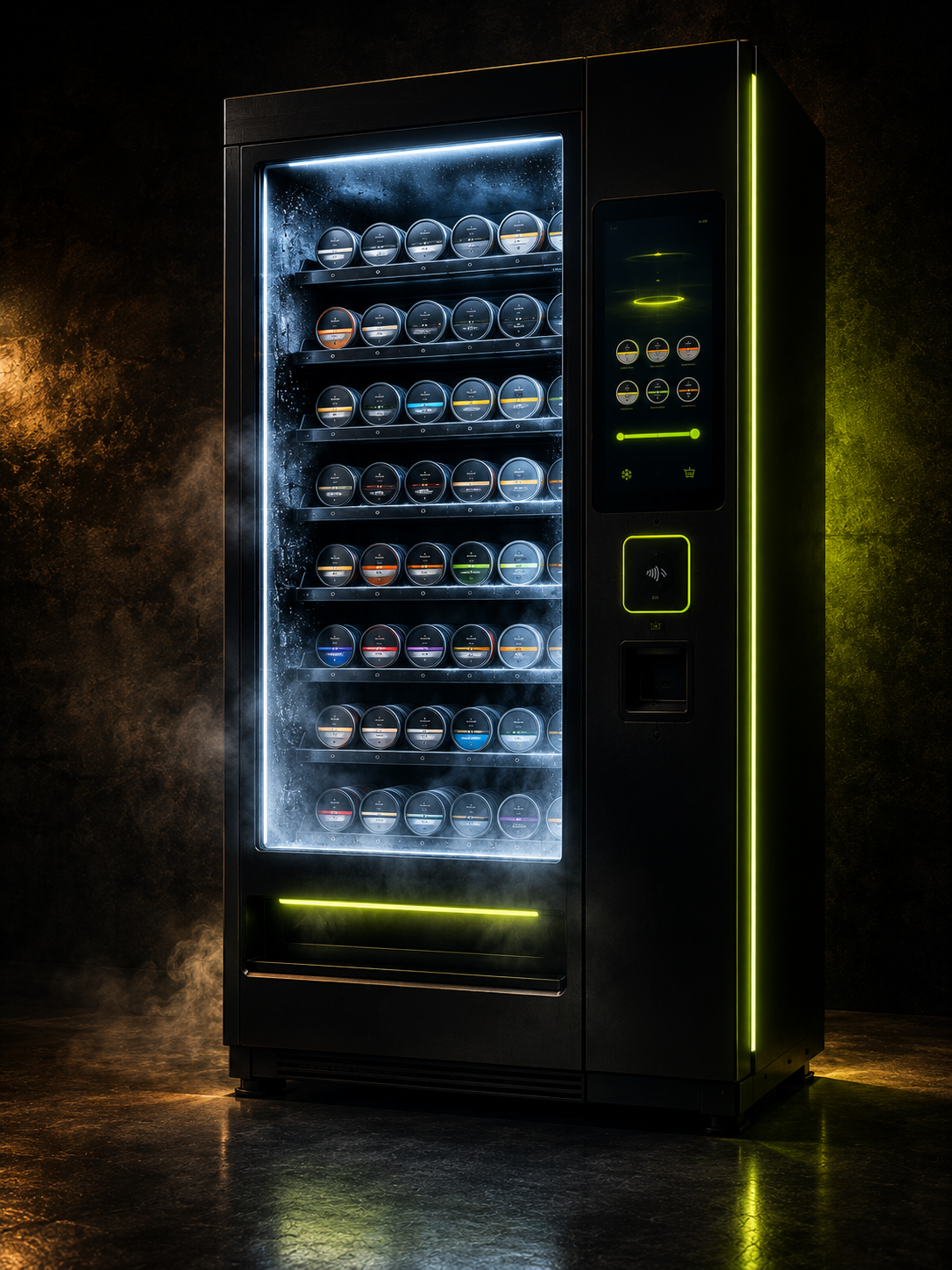 Snusautomat för gym, arenor och träningsanläggningar